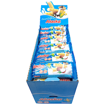 Product image of Alaska Coconut Cream filled Corn Wafer 48 x 18g by Alaska