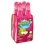Product image of Squeeze It Still Juice Drink Apple & Raspberry 4 x 200ml by SQUEEZE IT