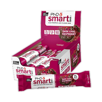 Product image of PHD Dark Chocolate Raspberry Protein Bar by PHD