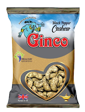 Product image of Black Pepper Cashews by Ginco
