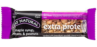 Product image of Extra Protein Bar with Maple Syrup, Pecans & Peanuts by Eat Natural
