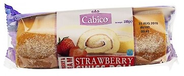 Product image of Swiss Roll Strawberry by Cabico