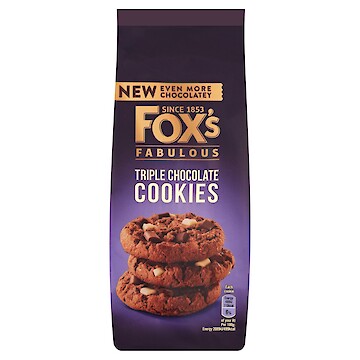 Product image of Fox's Fabulous Triple Chocolate Chunky Cookies by FOX'S