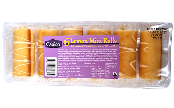 Product image of Cabico mini rolls lemon by Cabico