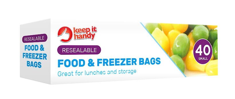Product image of Resealable Food & Freezer Bags 40pk by Keep it Handy