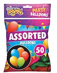 Product image of Assorted Balloons 50pk by Jaunty Partyware