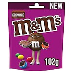 Product image of M&M's Brownie Chocolate Pouch Bag 102g Date 05.02.23 by Mars