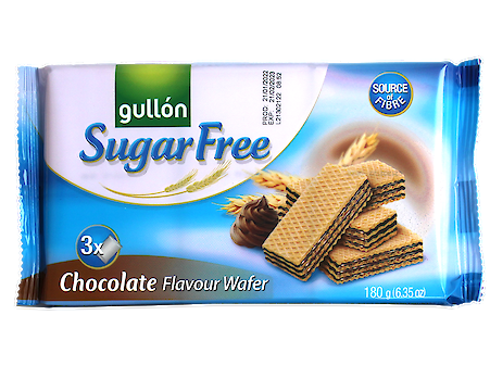 Product image of Gullon Sugar Free Chocolate Wafers 180g by Gullon